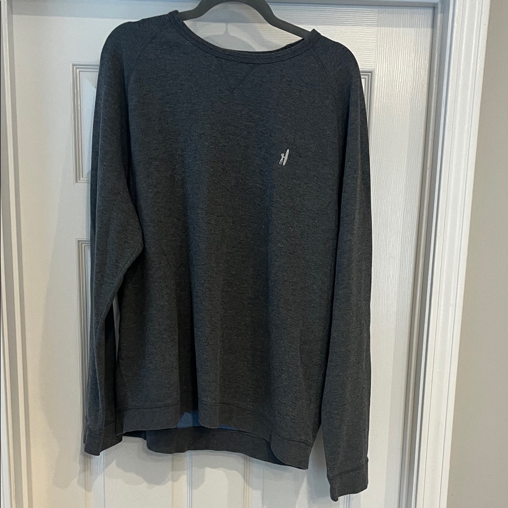 johnnie-O Charcoal Crewneck Sweater